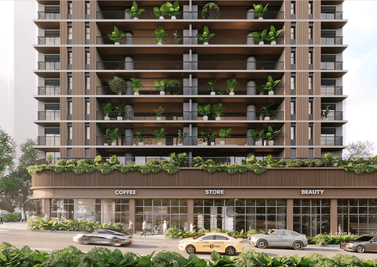 Perspectiva do empreendimento Naeem